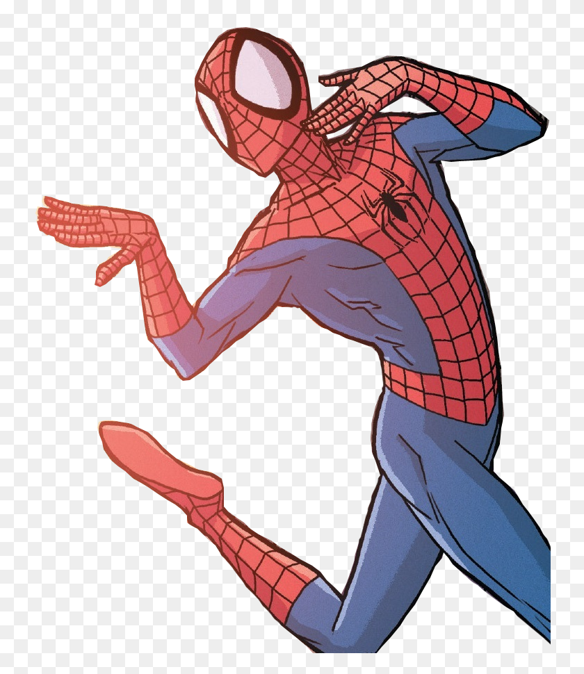 745x910 Prancing Spider Man Hombre Araña Conoce Tu Meme - Cómic De Spiderman Png