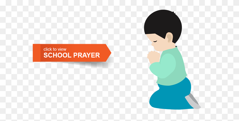 617x365 Молитва Клипарт Школьная Молитва - Дети Молятся Клипарт