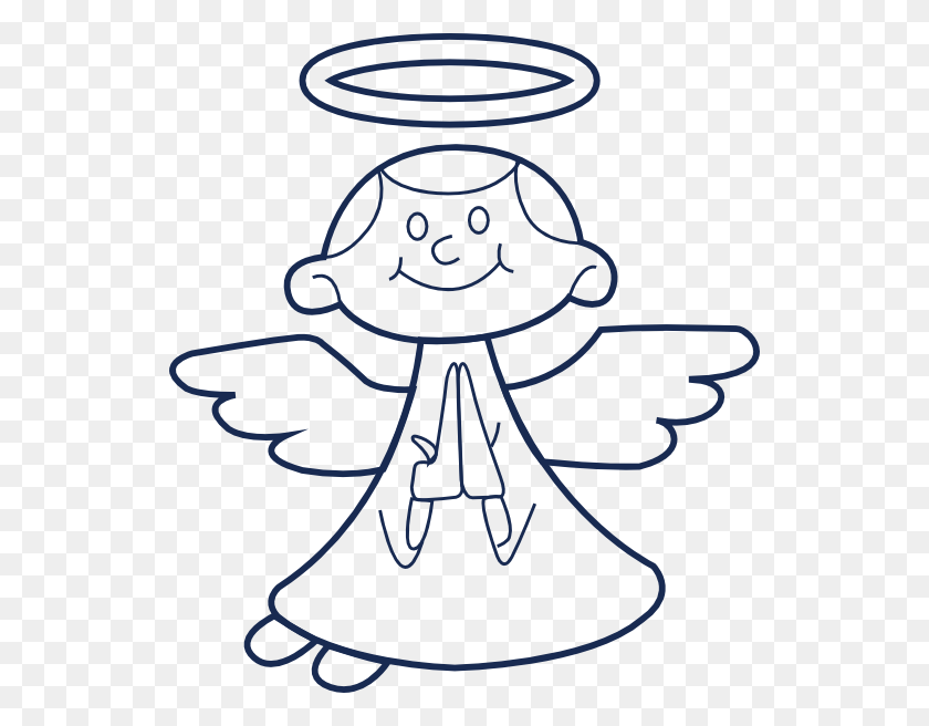 534x596 Praying Angel Clipart - Prayer Clipart Images