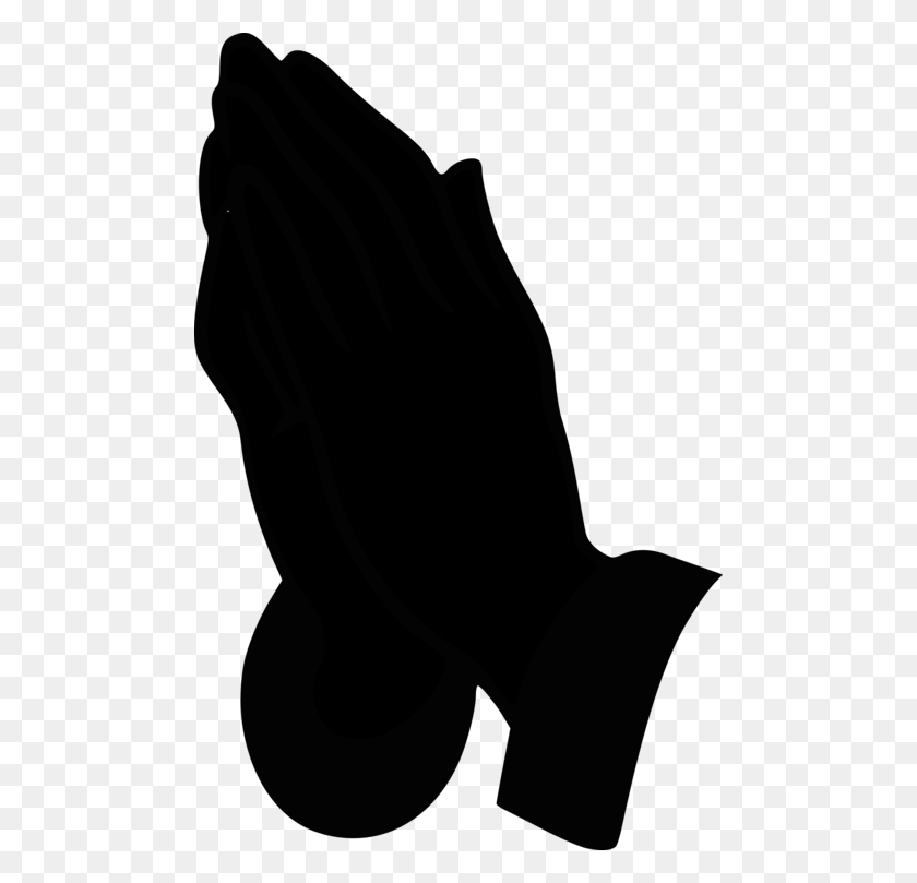 484x749 Praying Hands Prayer Drawing Silhouette Religion - Praying Angel Clipart