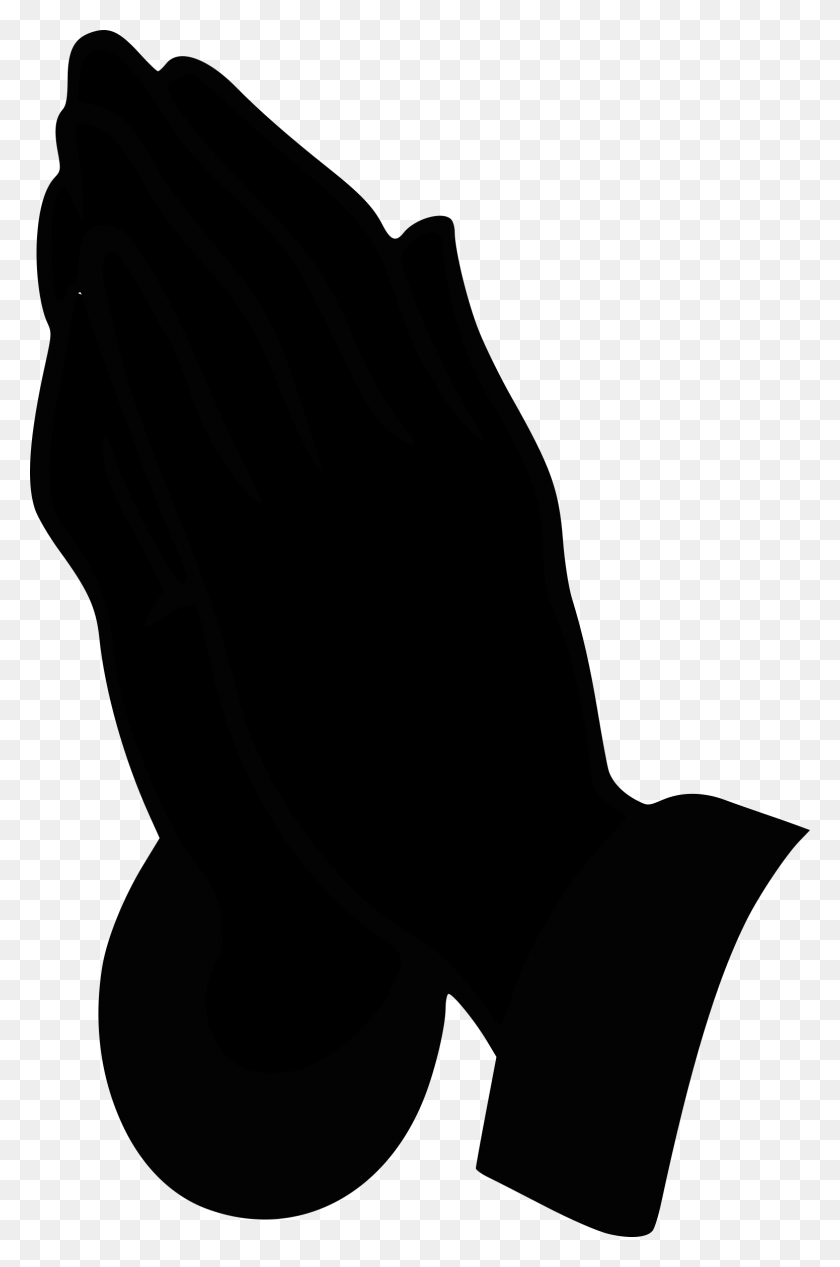 1550x2400 Praying Hands Silhouette Icons Png - Praying Hands PNG