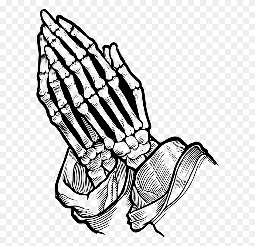 600x750 Молящиеся Руки Большой Палец Руки Скелет Человека Молитвенный Рисунок - Скелет Рука Клипарт