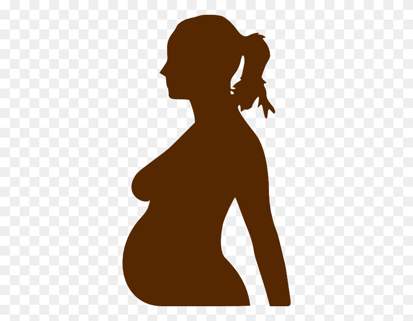 342x593 Mujer Embarazada Clipart
