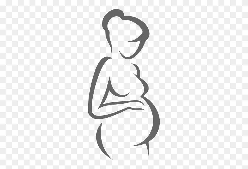 512x512 Icono De Mujer Embarazada Con Formato Png Y Vector Gratis Ilimitado - Clipart Embarazada