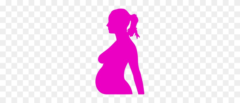 171x300 Pregnant Woman Silhouette Clip Art Free - Pregnant Mother Clipart
