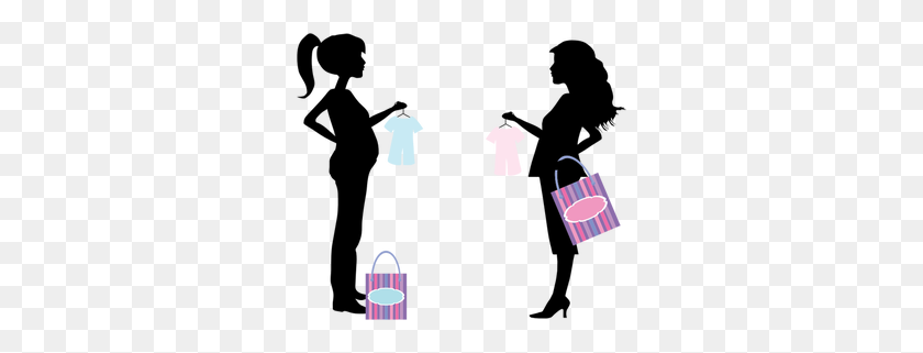 300x261 Imágenes Prediseñadas De Silueta De Mujer Embarazada Gratis - Clipart De Propuesta