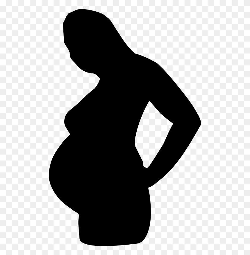 512x798 Pregnant Woman Silhouette Clipart - Woman Silhouette Clip Art