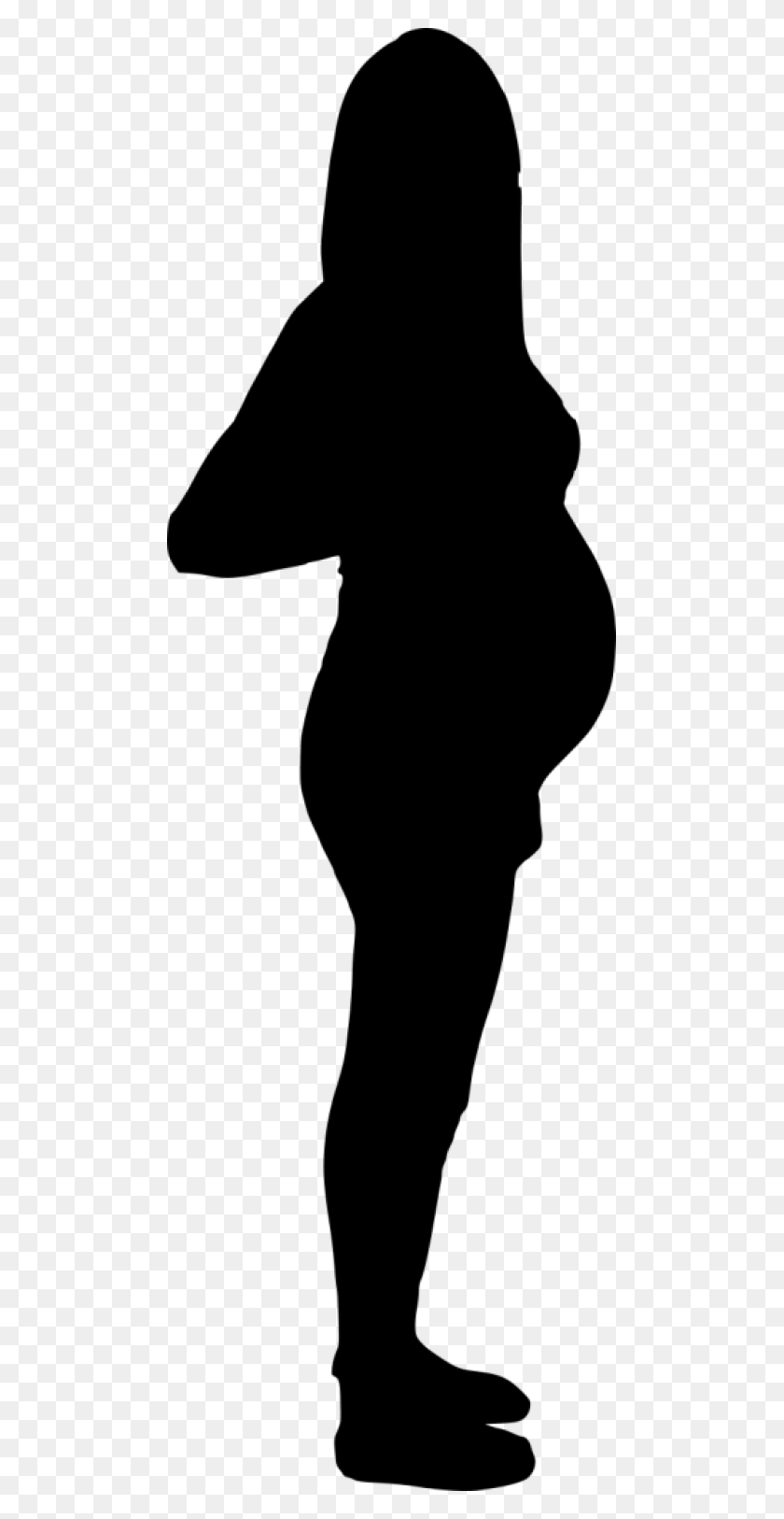 481x1566 Pregnant Woman Silhouette Png - Pregnant PNG