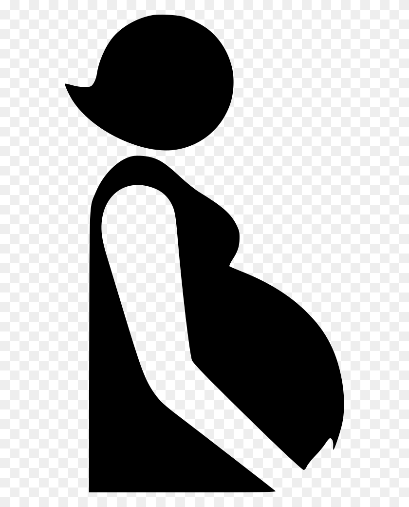 574x980 Pregnant Woman Solid Png Icon Free Download - Pregnant PNG