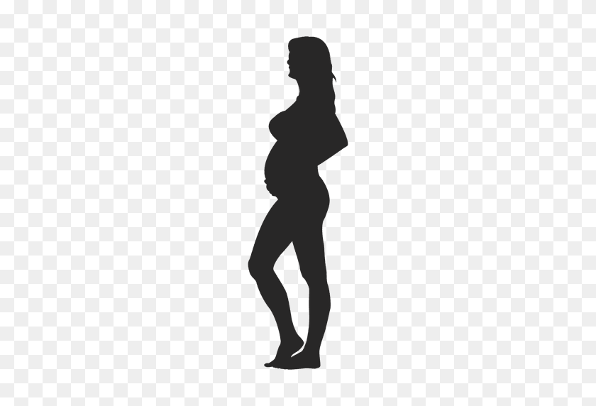 512x512 Mujer Embarazada De Pie - Embarazada Png