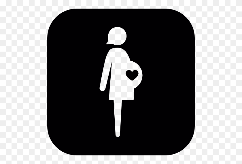 512x512 Беременная Женщина С Сердцем В Животе - Беременная Женщина Png