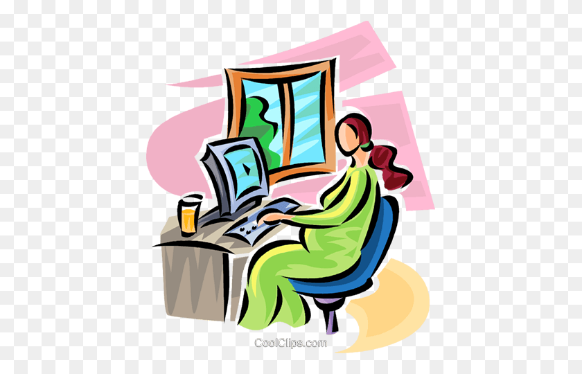417x480 Pregnant Woman Working - Pregnant Mother Clipart