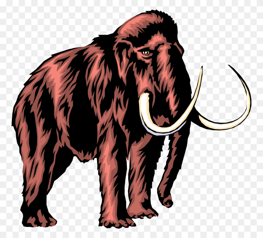 766x700 Prehistoric Woolly Mammoth - Wooly Mammoth Clipart