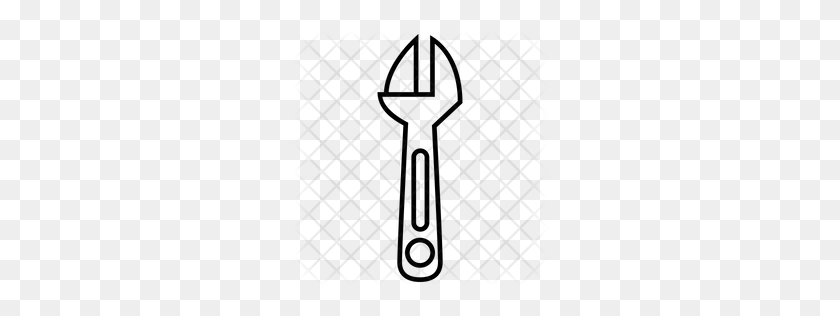256x256 Значок Премиум Регулируемый Гаечный Ключ Скачать Png - Гаечный Ключ Png