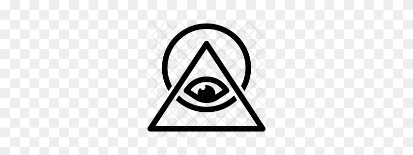 256x256 Premium All Seeing Eye Icon Download Png - All Seeing Eye Clipart