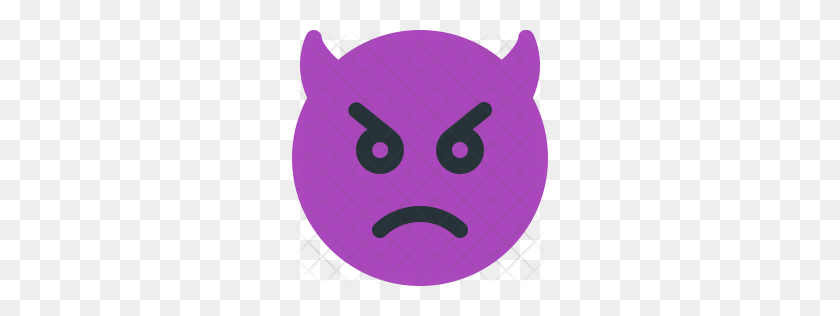 256x256 Premium Angry Devil Icon Download Png - Devil Emoji PNG