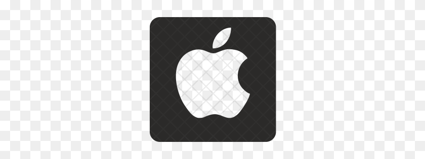 256x256 Премиум Apple, Значок Логотипа Скачать Png - Логотип Apple Белый Png