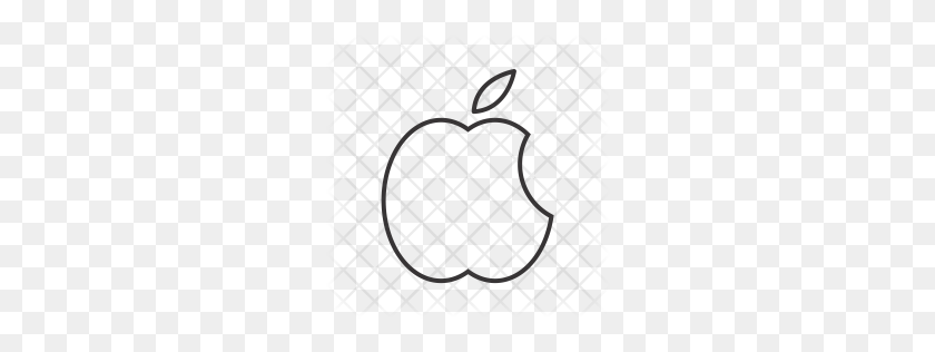 256x256 Premium Apple Logo Icon Download Png - Apple Logo White PNG