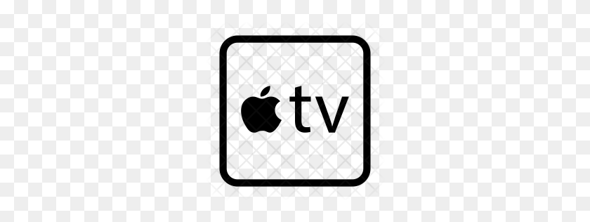 256x256 Premium Apple Tv Icono Descargar Png - Apple Tv Png