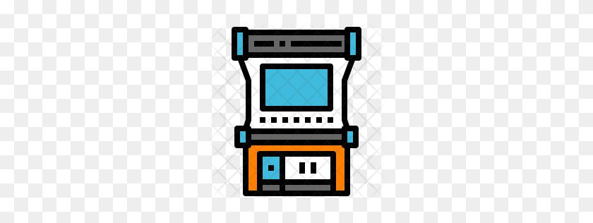 256x256 Premium Arcade Icon Descargar Png - Arcade Machine Clipart