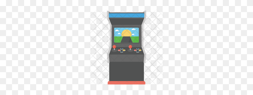 256x256 Icono De Arcade Premium Descargar Png - Máquina Arcade Png
