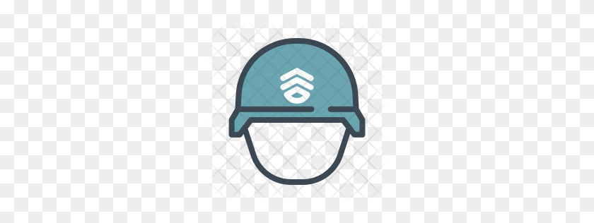256x256 Premium Army Icon Download Png - Army Helmet PNG