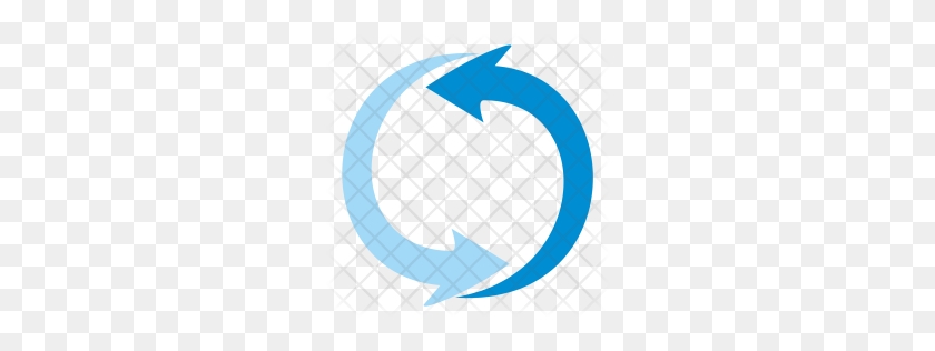 256x256 Premium Arrow, Blue, Load, Loading Icon Download Png - Arrow Circle PNG