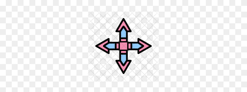 256x256 Premium Arrow Icon Download Png - Pink Arrow PNG