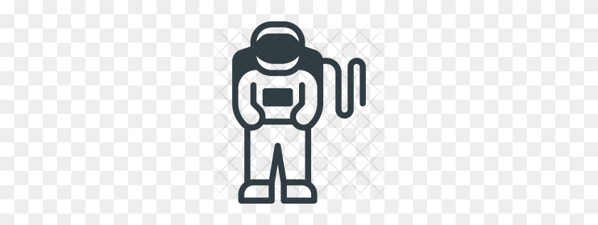 256x256 Premium Astronaut Icon Download Png - Spaceman PNG