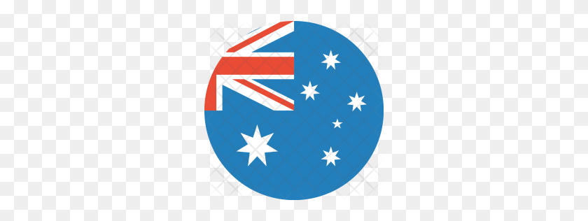 256x256 Значок Премиум Австралия Скачать Png - Флаг Австралии Png