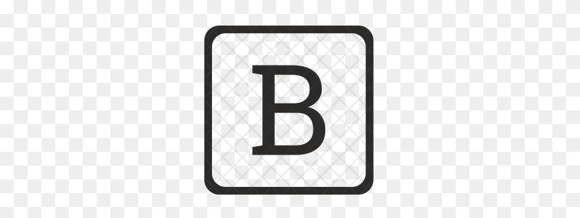 256x256 Premium B Letter Icon Download Png - Letter B PNG