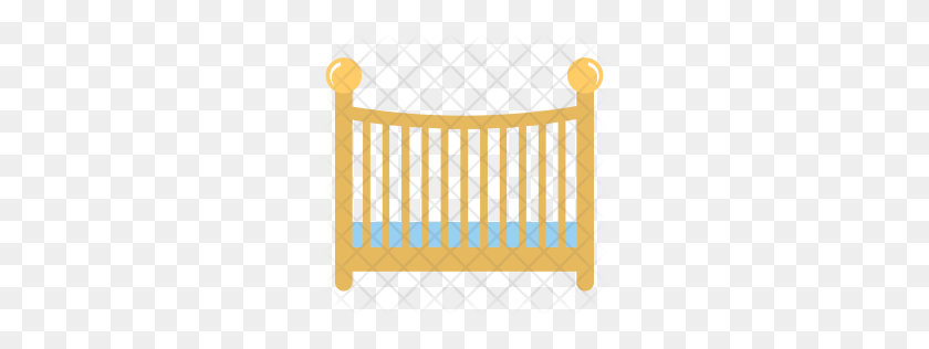256x256 Premium Baby Crib Icon Download Png - Crib PNG