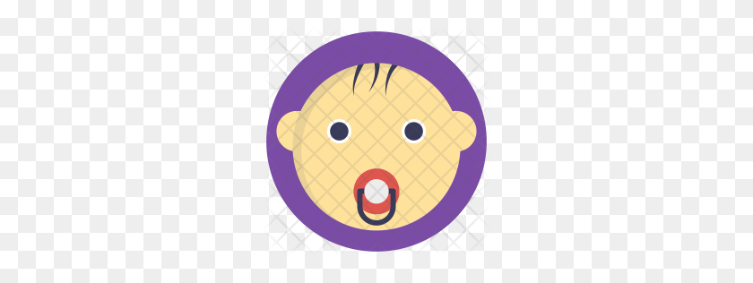 256x256 Premium Baby Face Icon Download Png - Baby Face PNG