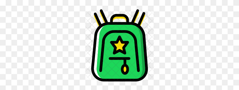 256x256 Premium Backpack Icon Download Png - Backpack Clipart PNG
