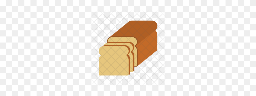 256x256 Premium Bakery Icon Pack Download Png - Slice Of Bread Clipart