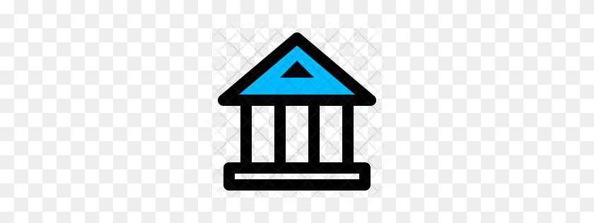 256x256 Premium Bank Icon Download Png - Bank Icon PNG