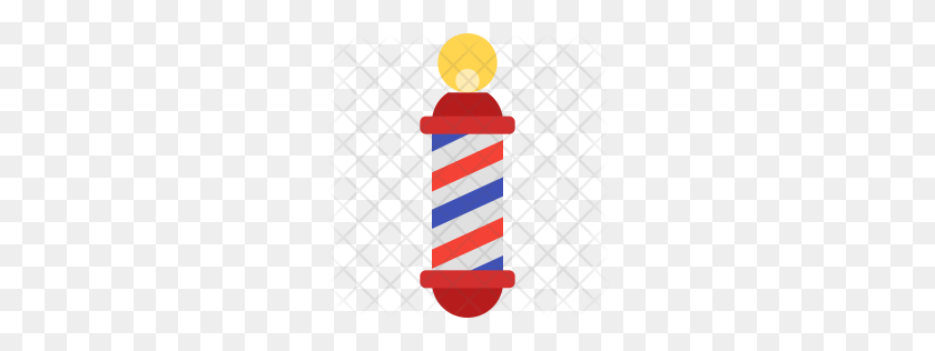 256x256 Premium Barber Pole Icon Download Png - Barber PNG