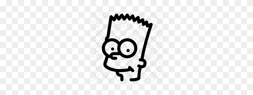 256x256 Premium Bart Simpson Icono Descargar Png - Bart Simpson Png