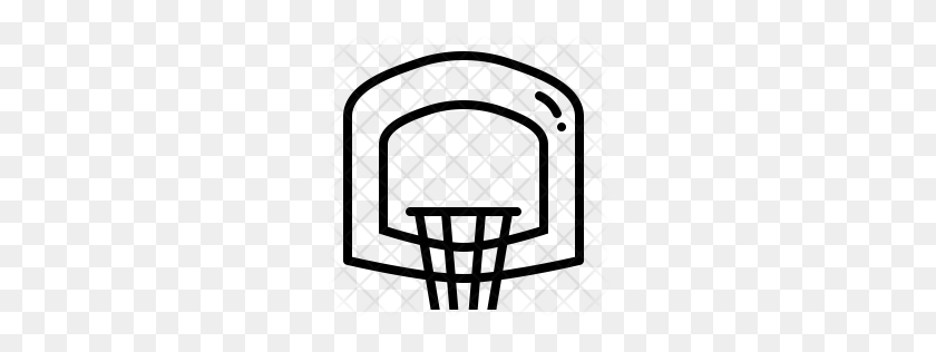 256x256 Premium Basketball Hoop Icon Download Png - Basketball Rim Clipart