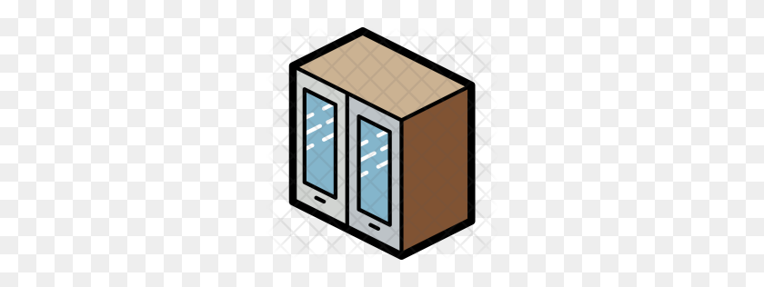 256x256 Premium Bathroom Cabinet Icon Download Png - Cabinet PNG
