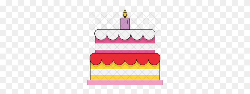 256x256 Premium Birthday Cake Icon Download Png - Birthday Candle PNG