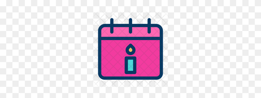 256x256 Premium Birthday Calendar Icon Download Png - Calendar Icon PNG
