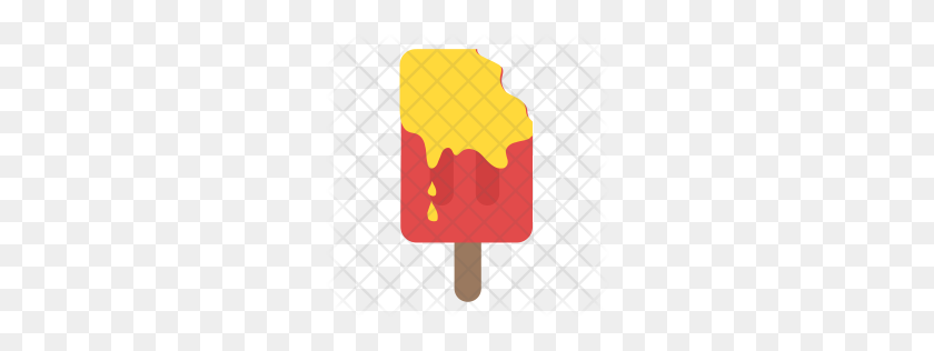 256x256 Premium Bite Popsicle Icon Download Png - Popsicle Stick PNG