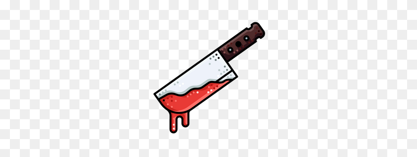 256x256 Premium Bloody Knife Icon Download Png - Bloody Knife Clipart