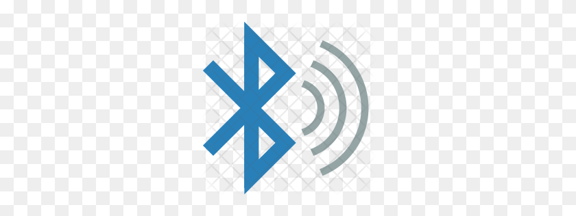 256x256 Премиум Bluetooth, Волна, Синхронизация, Значок Подключения Скачать Png - Значок Подключения Png