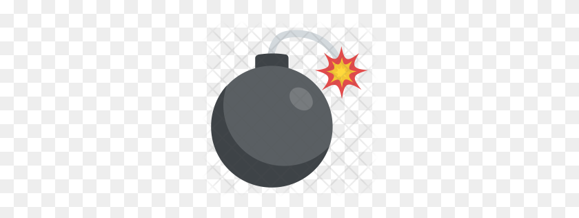 256x256 Значок Премиум Бомба Скачать Png - Бомба Png