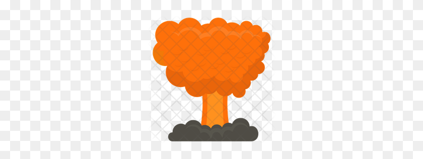 256x256 Descarga De Icono De Bomba Premium Png - Explosion Nuclear Clipart
