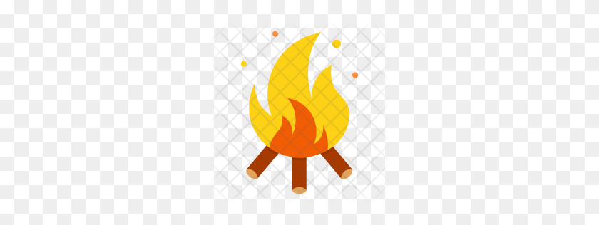 256x256 Premium Bonfire Icon Download Png - Bonfire PNG