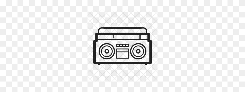 256x256 Premium Boombox Icon Download Png - Boom Box PNG