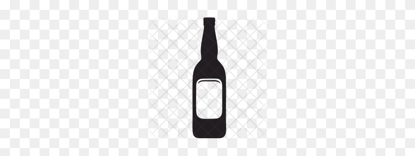 256x256 Premium Bottle Of Beer Icon Download Png - Alcohol Bottle PNG